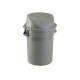 Bidone Maxipush - diametro 55,5 cm - altezza 78 cm - PPL - 80 L - grigio - Medial