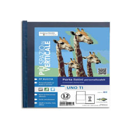 Portalistini personalizzabile Uno TI - 25x35 cm - 12 buste - blu - Sei Rota