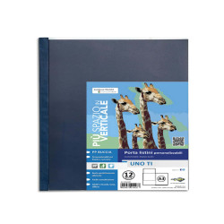 Portalistini personalizzabile Uno TI - 30x42 cm (libro) - 12 buste - blu - Sei Rota