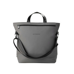 Borsa zainabile Drop - 30 x 44 x 14 cm - gomma - grigio - In Tempo