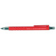 Portamine - mina 5,6mm - in plastica con clip - fusto rosso - Koh.I.Noor