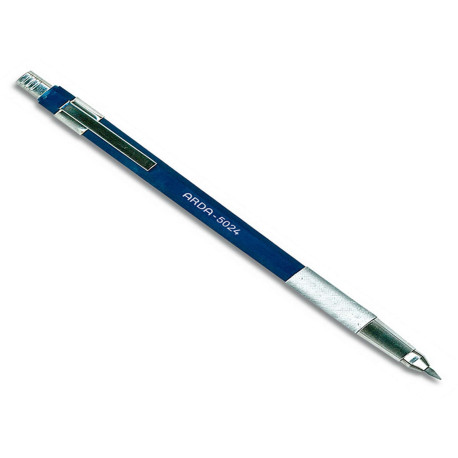 Portamine a pinza - per mine fino a 3,0mm - fusto blu - Arda