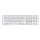 Apple Magic Keyboard con Touch ID e tastierino numerico per Mac con chip Apple - Tedesco - Tasti bia
