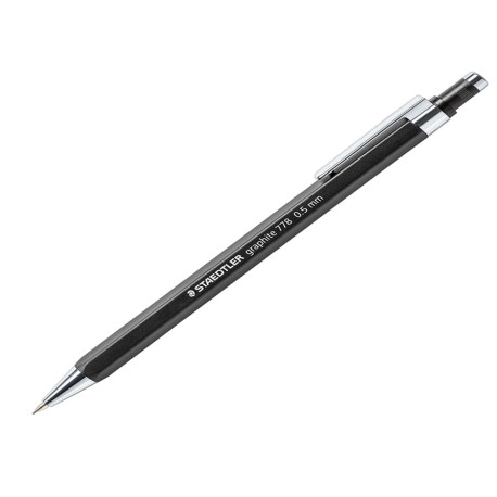 Portamine Grafite 778 - mina 0,5 mm - fusto nero opaco - Staedtler