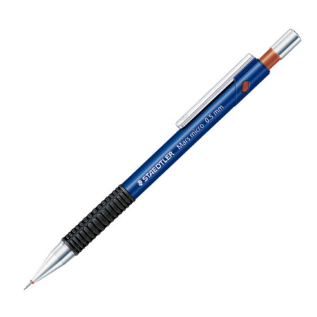 Portamine Mars Micro 775 - mina 0,50 mm - fusto blu/nero - Staedtler
