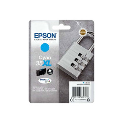 Epson 35XL - 20.3 ml - XL - ciano - originale - blister - cartuccia d'inchiostro - per WorkForce Pro WF-4720, WF-4720DWF, WF-47