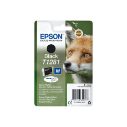 Epson T1281 - Taglia M - nero - originale - blister con radiofrequenza / allarme acustico - cartuccia d'inchiostro - per Stylus