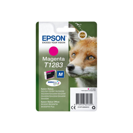 Epson T1283 - Taglia M - magenta - originale - blister con radiofrequenza / allarme acustico - cartuccia d'inchiostro - per Sty