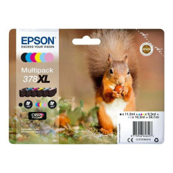 Epson 378XL Multipack - Confezione da 6 - XL - nero, giallo, ciano, magenta, magenta chiaro, cyan chiaro - originale - blister 