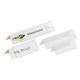 Portanome da tavolo Prisma - 10 x 5 cm - PVC trasparente - Sei Rota - conf. 10 pezzi