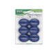 Bottoni magnetici - diametro 3 cm - blu - Lebez - blister 12 pezzi
