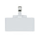 Portanome Pass 3E - clip in metallo - 9,5 x 6 cm - PVC - Sei Rota - conf. 100 pezzi