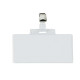 Portanome Pass 4E - clip in metallo - c/cartoncino - 11 x 7 cm - Sei Rota - conf. 100 pezzi