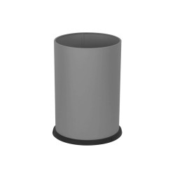 Portaombrelli Steel - con vaschetta interna - diametro 24 cm - H 49 cm - 22 L - acciaio - grigio - Stilcasa