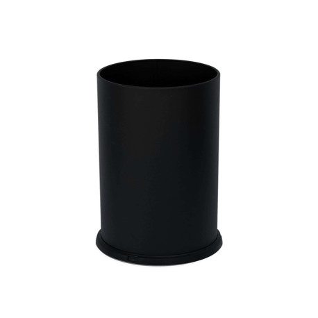 Portaombrelli Steel - con vaschetta interna - diametro 24 cm - H 49 cm - 22 L - acciaio - nero - Stilcasa