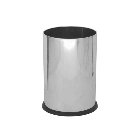 Portaombrelli Steel - con vaschetta interna - diametro 24 cm - H 49 cm - 22 L - acciaio lucido - Stilcasa