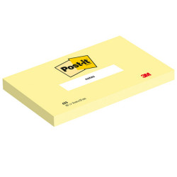 Blocco foglietti - 655 - 76 x 127 mm - giallo Canary - 100 fogli - Post-it