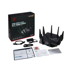 ASUS ROG Rapture GT-AXE11000 - Router wireless - switch a 4 porte - GigE, 2.5 GigE - Porte WAN: 2 - 802.11a/b/g/n/ac/ax - multi
