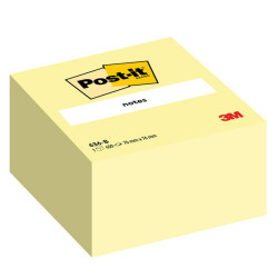 Blocco foglietti Cubo - 636-B - 76 x 76 mm - giallo Canary - 450 fogli - Post-it