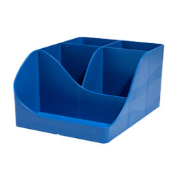 Portapenne Pen Wave Bee Blue - 15,5 x 11,9 x 10,9 cm - blu navy - Exacompta