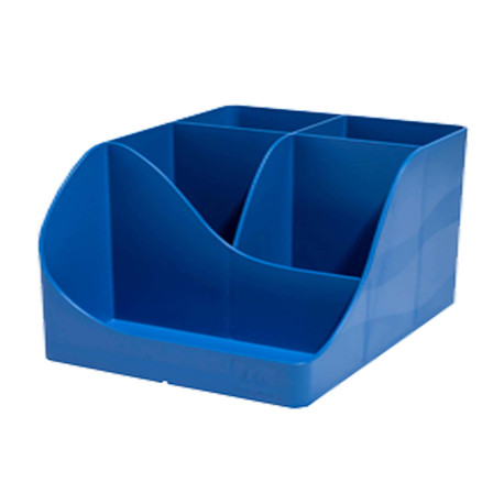 Portapenne Pen Wave Bee Blue - 15,5 x 11,9 x 10,9 cm - blu navy - Exacompta