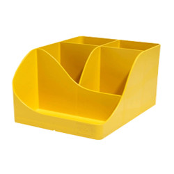Portapenne Pen Wave Bee Blue - 15,5 x 11,9 x 10,9 cm - giallo zafferano - Exacompta