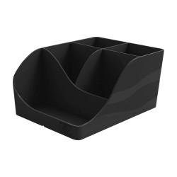 Portapenne Pen Wave NeoDeco - 15,5 x 11,9 x 10,9 cm - nero - Exacompta
