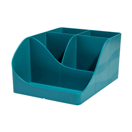 Portapenne Pen Wave Skandi - 15,5 x 11,9 x 10,9 cm - blu pacifico - Exacompta
