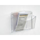 Portariviste da parete Ice - 2 tasche 1/3 A4 - Tecnostyl - set 2 pezzi