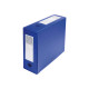 Exacompta - Cartella a scatola - larghezza dorsale 100 mm - per A4 - blu opaco
