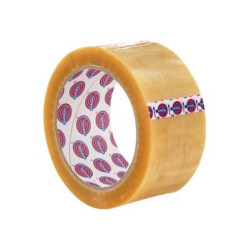 Eurocel PVC 330 - Nastro da imballaggio - 50 mm x 66 m - PVC - trasparente