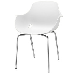 Seduta attesa Goa GO4G - bianco - Unisit