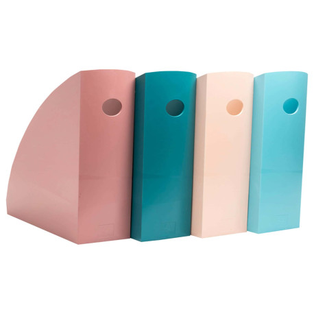 Portariviste Skandi - 30,5 x 26,6 x 8,2 cm - colori assortiti - Exacompta - conf. 4 pezzi