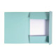 Exacompta Forever - Cartelletta a 3 lembi - larghezza dorsale 2 mm - per Folio - capacità 200 fogli - blu chiaro