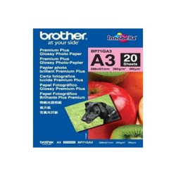 Brother Innobella Premium Plus BP71GA3 - Lucido - A3 (297 x 420 mm) - 260 g/m² - 20 fogli carta fotografica - per Brother HL-J6