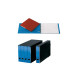Portatabulati ad anelli - senza custodia (singolo) - dorso 5 cm - 31,5x29 cm - azzurro - Cartotecnica del Garda
