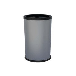 Posacenere autoestinguente coperto da terra - diametro 31 cm - H 72 cm - grigio - Stilcasa
