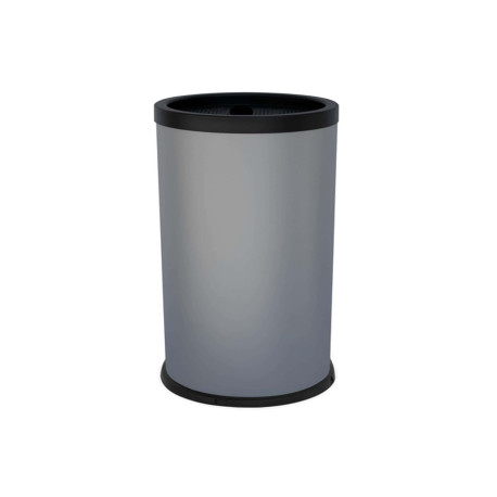 Posacenere autoestinguente coperto da terra - diametro 31 cm - H 72 cm - grigio - Stilcasa