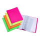 Favorit NEON - Porta listini - 60 compartimenti - per 220 x 300 mm - arancione fluorescente