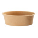 Bowl per zuppe monouso - 180 ml - cartoncino - avana - Signor Bio - conf. 25 pezzi