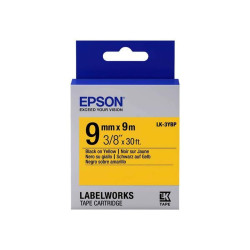 Epson LabelWorks LK-3YBP - Nero su giallo - Rotolo (0,9 cm x 9 m) 1 cassetta(e) rotolo di etichette - per LabelWorks LW-1000, 3