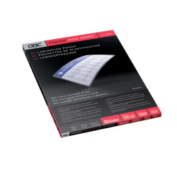 Pouches - A4 - 216x303 mm - 2x125 micron - highspeed - GBC - scatola 100 pezzi