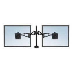 Fellowes Professional Series Depth Adjustable Dual Monitor Arm - Kit montaggio - braccio regolabile - per 2 monitor - ferro - n
