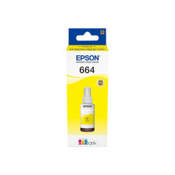 Epson T6644 - 70 ml - giallo - originale - ricarica inchiostro - per EcoTank ET-14000, ET-16500, ET-2500, ET-2550, ET-2600, ET-