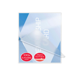 Pouches per plastificazione - credit card - 54 x 86 mm - 2 x 250 micron - GBC - conf. 100 pezzi