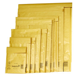 Busta imbottita Mail Lite Gold - D (18 x 26 cm) - avana - Sealed Air - conf. 10 pezzi