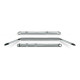 Pressini fermafogli - metallo - 12 x 80 mm - Lebez - conf. 50 pezzi