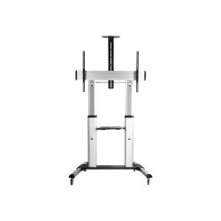 Equip Pro - Carrello - per TV LCD - plastica, Alluminio, acciaio - nero, argento - dimensione schermo: 60"-100"