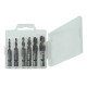 Punte per metallo autofilettanti HSS - misure assortite - Valex - conf. 6 pezzi