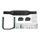 Ergotron - Componente di montaggio (impugnatura, supporto per doppio monitor) - per 2 display LCD - nero - dimensione schermo: 